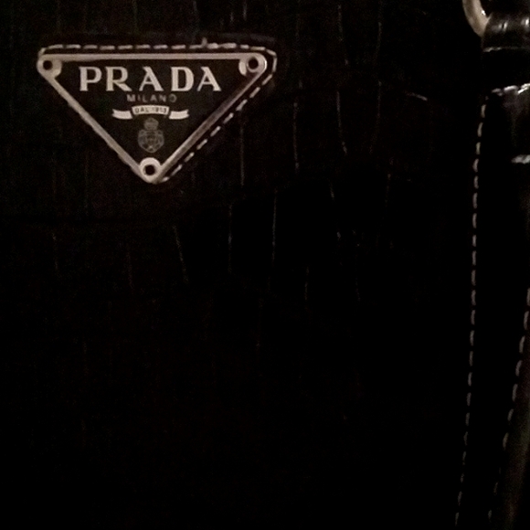 Vintage Prada Crocodile Black Small Purse - Picture 3 of 7